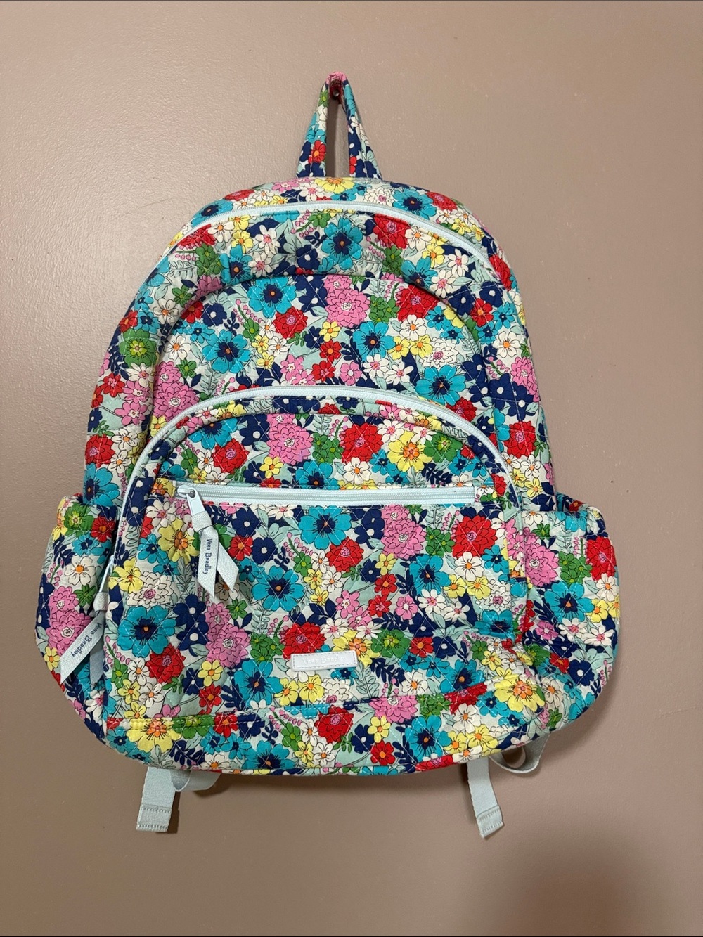 Vera Bradley Far Out Floral Backpack